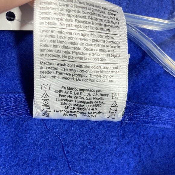 Buffalo Sabres Hockey Hoodie Adult Medium Blue Pullover Sweatshirt NHL‎   NEW - Picture 9 of 11